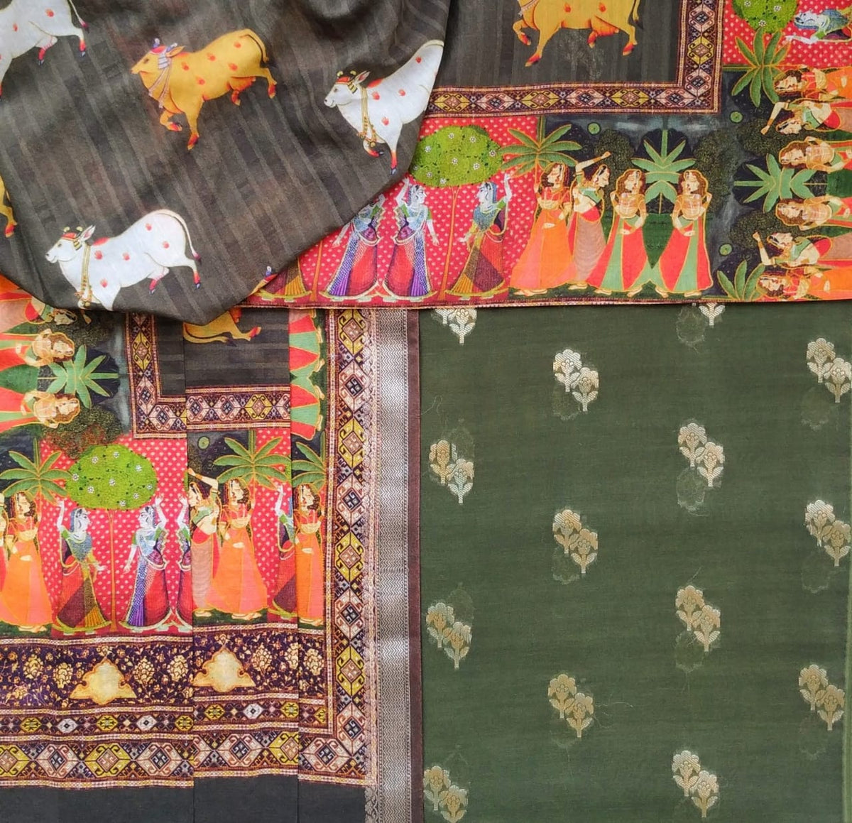Shop chanderi jacquard two piece sets online (2CH31)