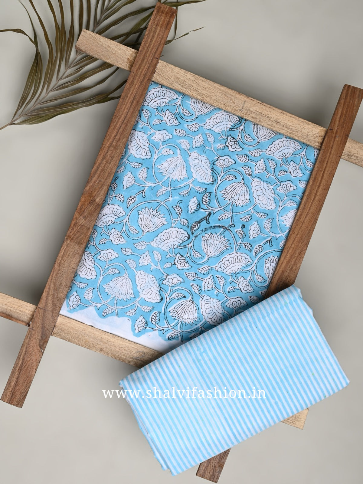 Shop block print cotton two piece sets online shopping (2PBP58)