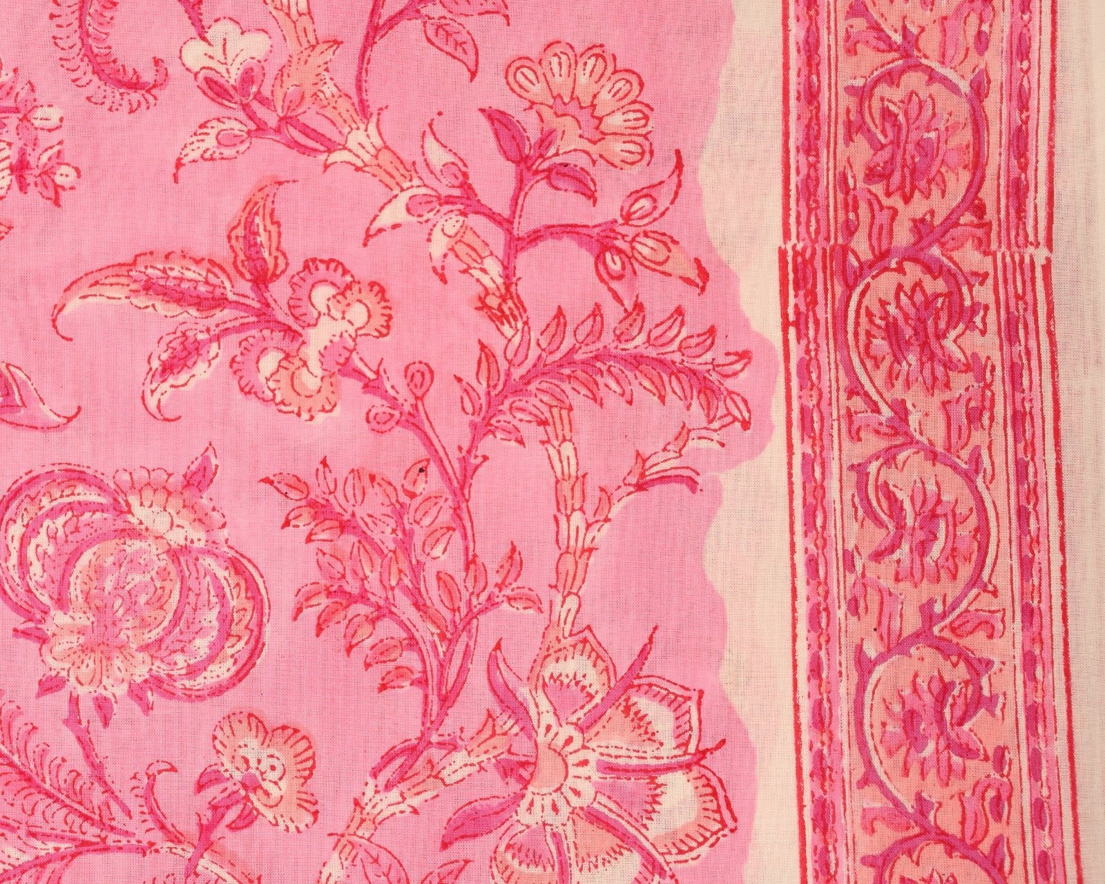 Shop block printed cotton suits with kota dupatta online (3CKD287)