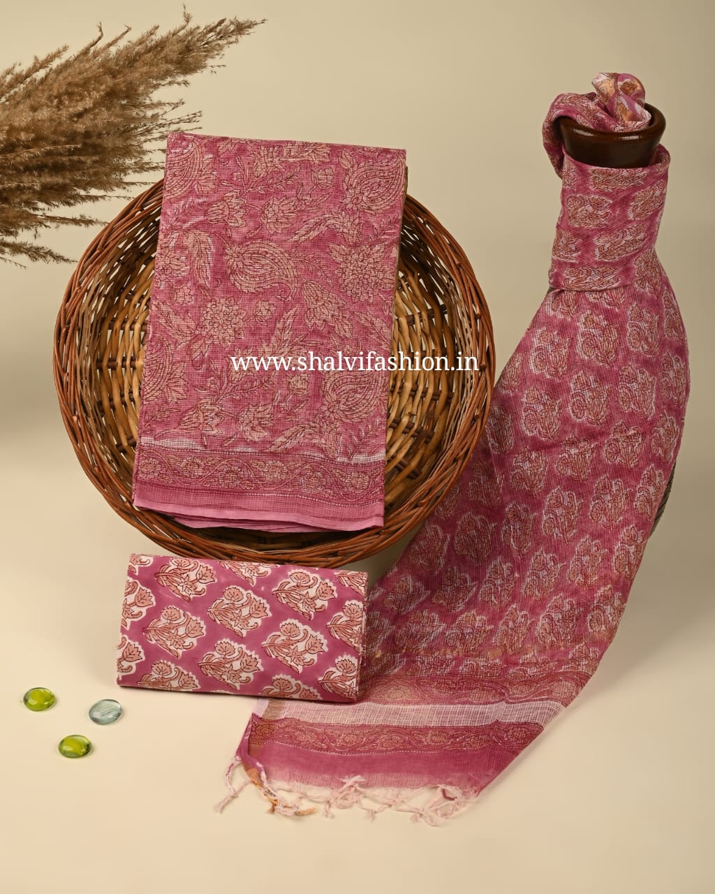 Shop hand block print kota doria suits
