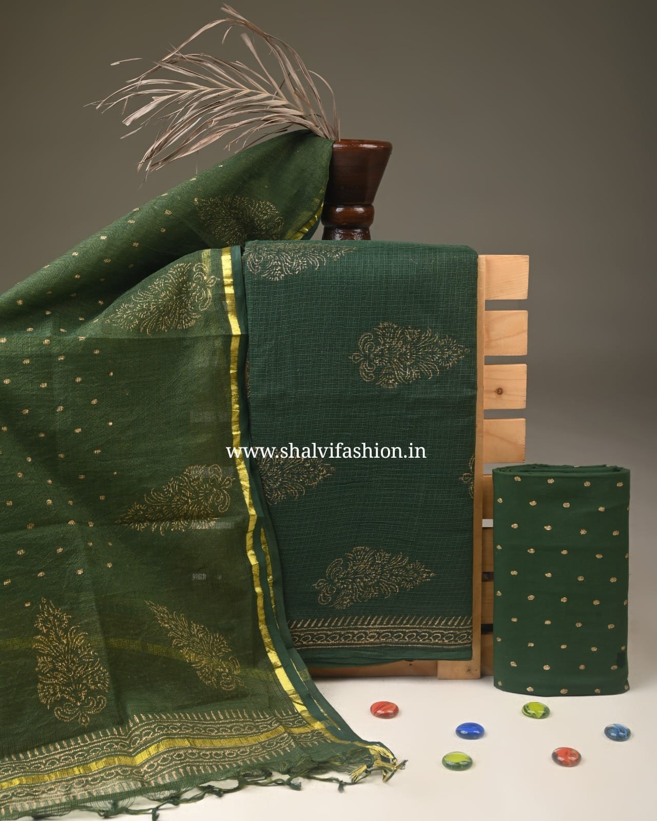 Shop sanganeri print kota doria suits online (3KD366)