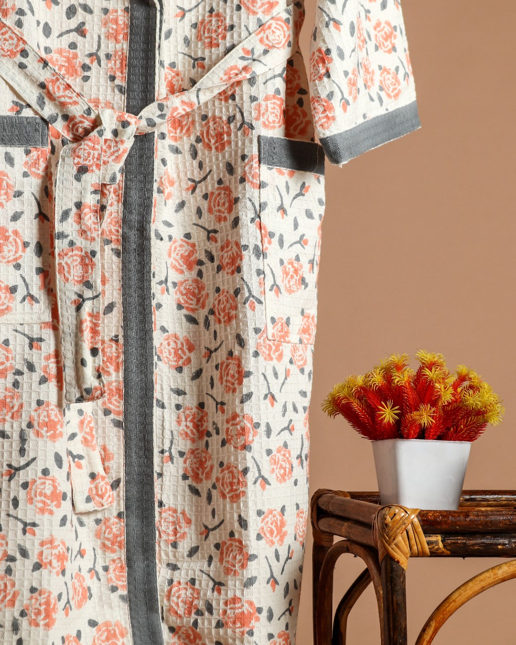 Shop traditional block print bathrobes online (BROB05)