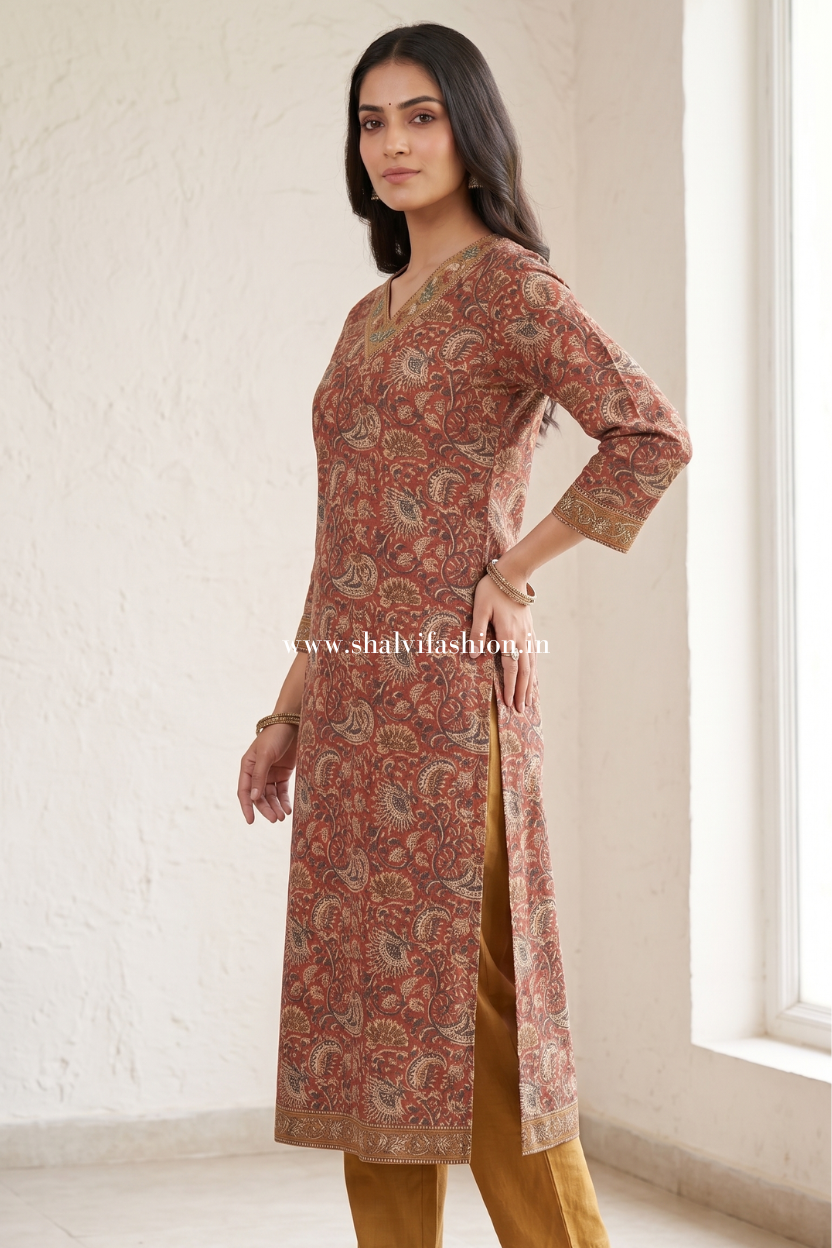 Shop block printed chanderi silk suits in jaipur (CHS18)