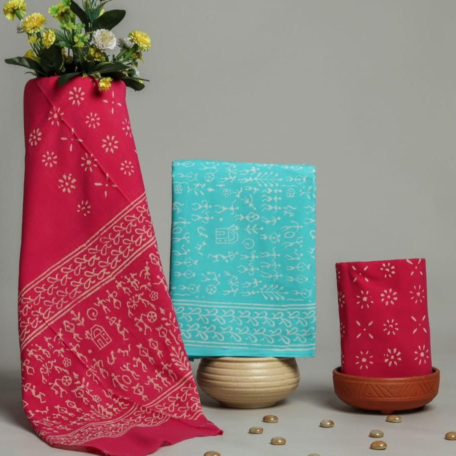 Shop mulmul dupatta cotton suits online shopping (COT42)