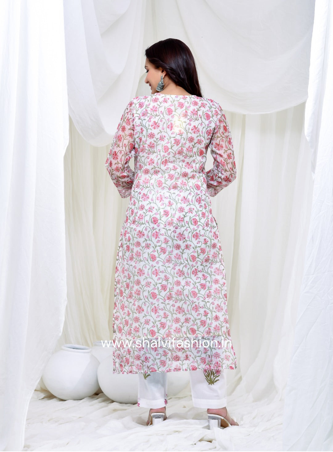 Shop block print kota doria suits online shopping (CSS103)