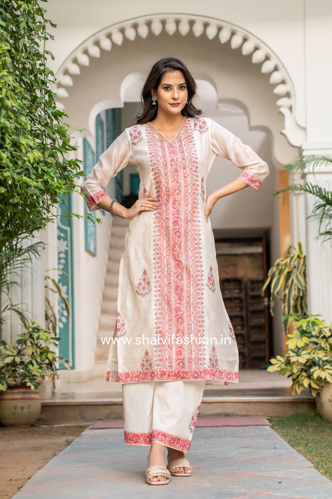 Shop jaipuri print maheshwari silk suits online (CSS115)