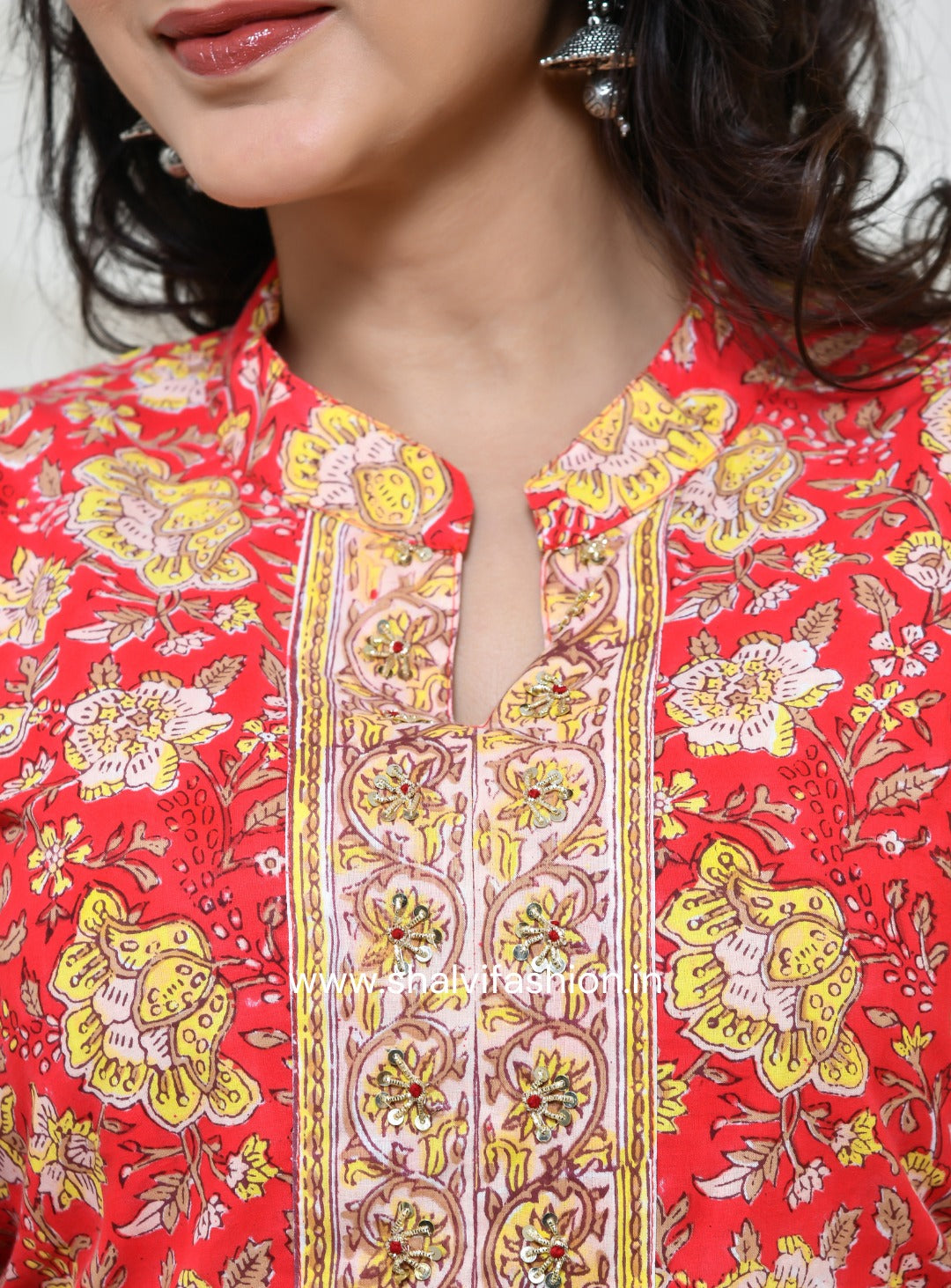 Shop hand block printed cotton suits online (CSS140)