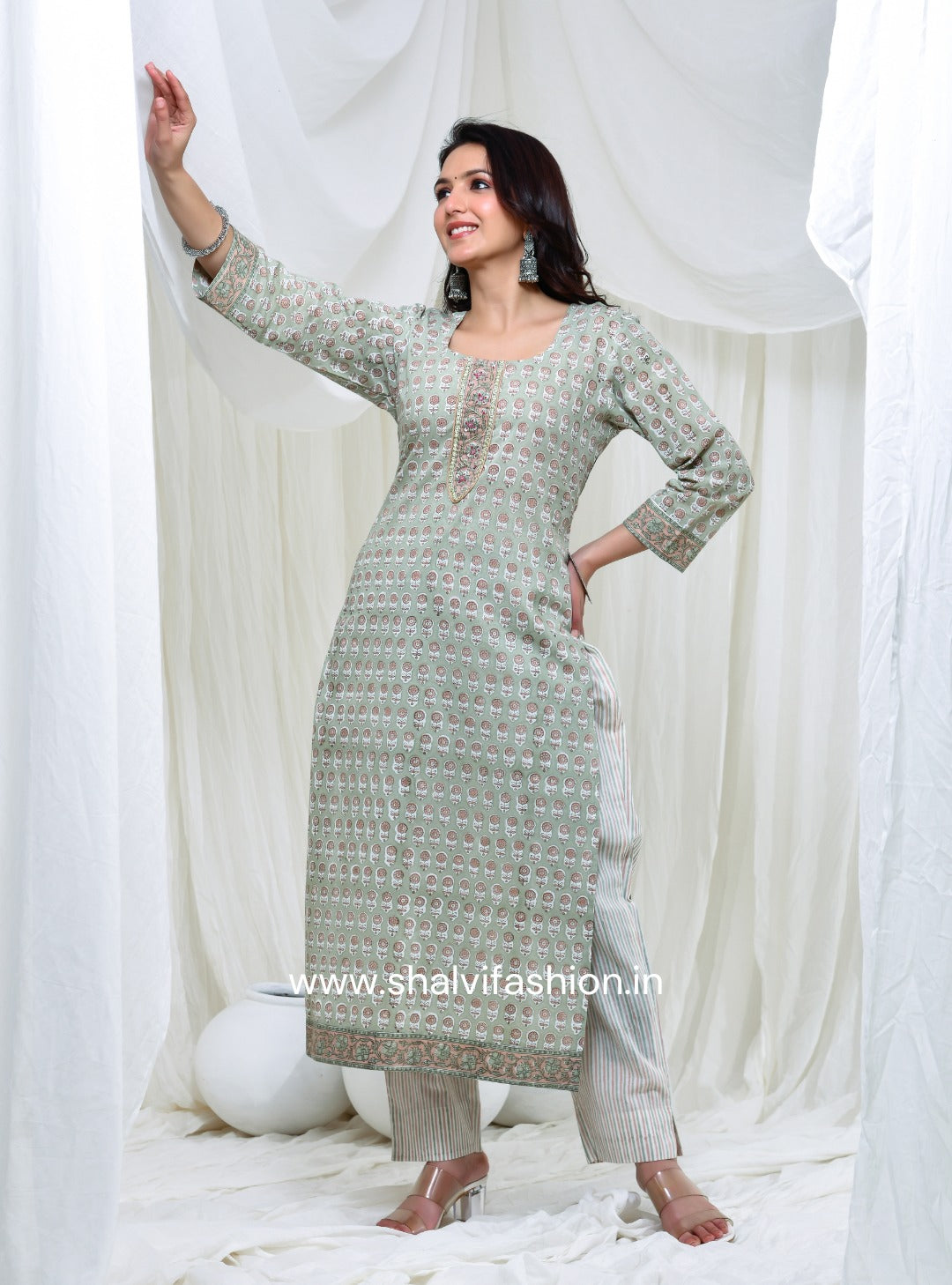 Shop kota dupatta cotton suits online (CSS142KD)