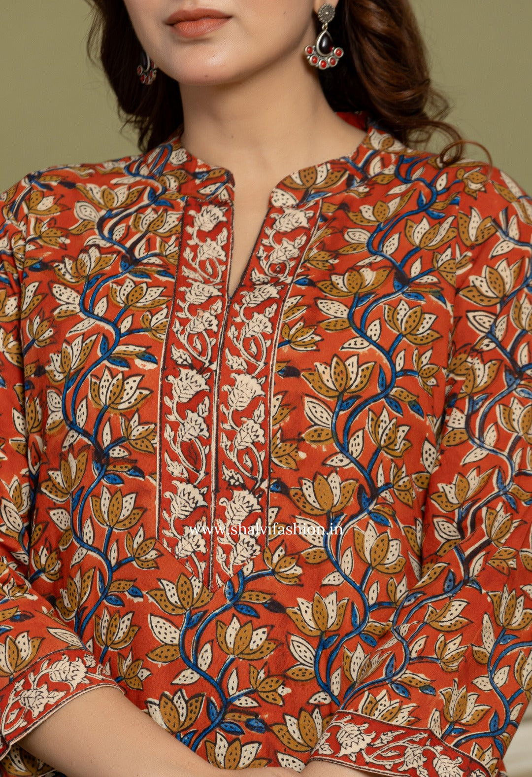 Shop jaipuri block printed cotton kurties (CSS248)