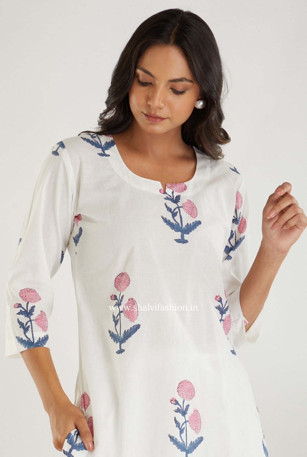 Shop hand block print two piece sets (CSS354)