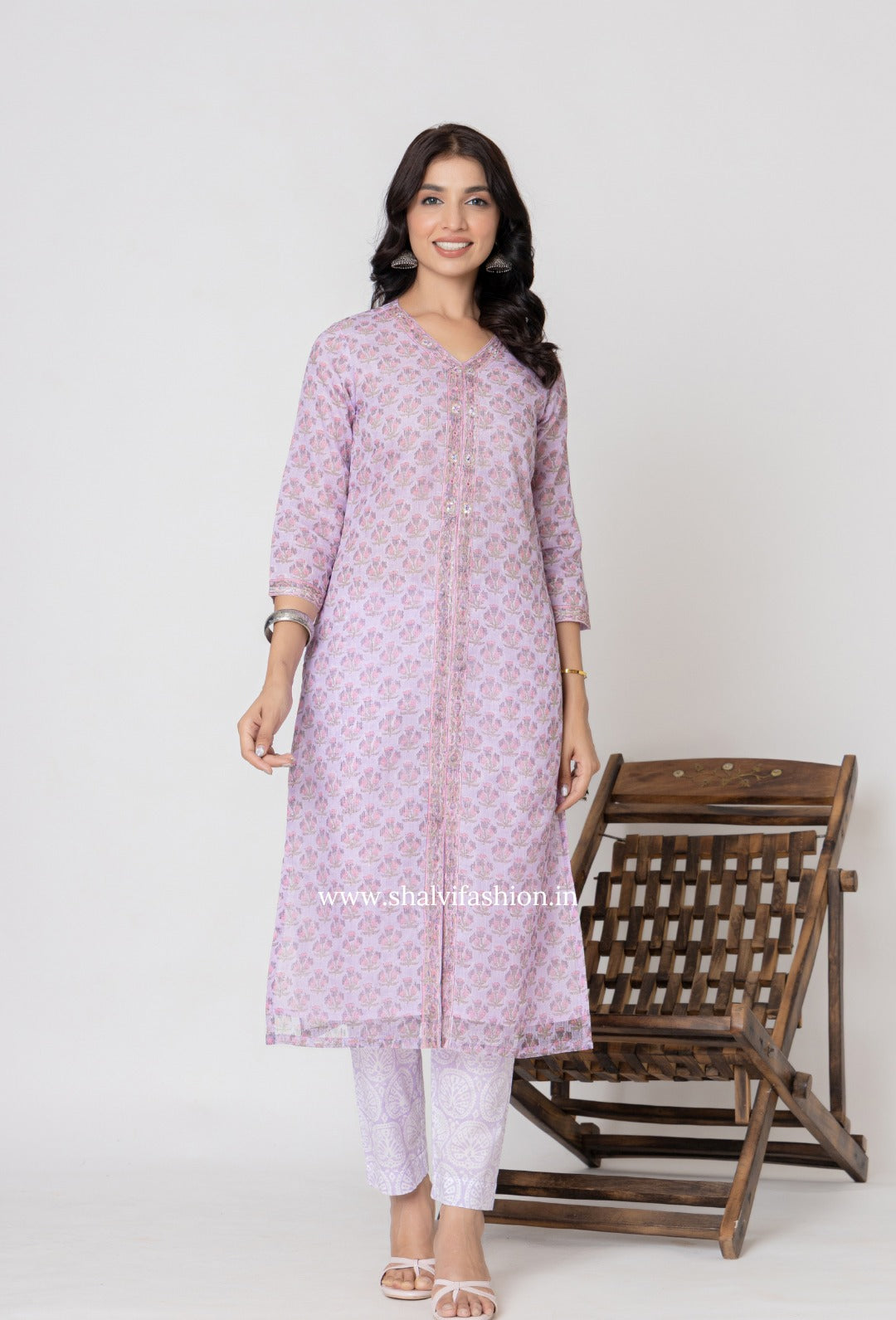 Shop block printed kota doria suits (CSS270)