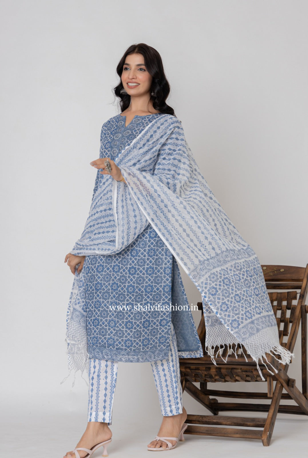 Shop jaipuri printed kota doria suits (CSS272)
