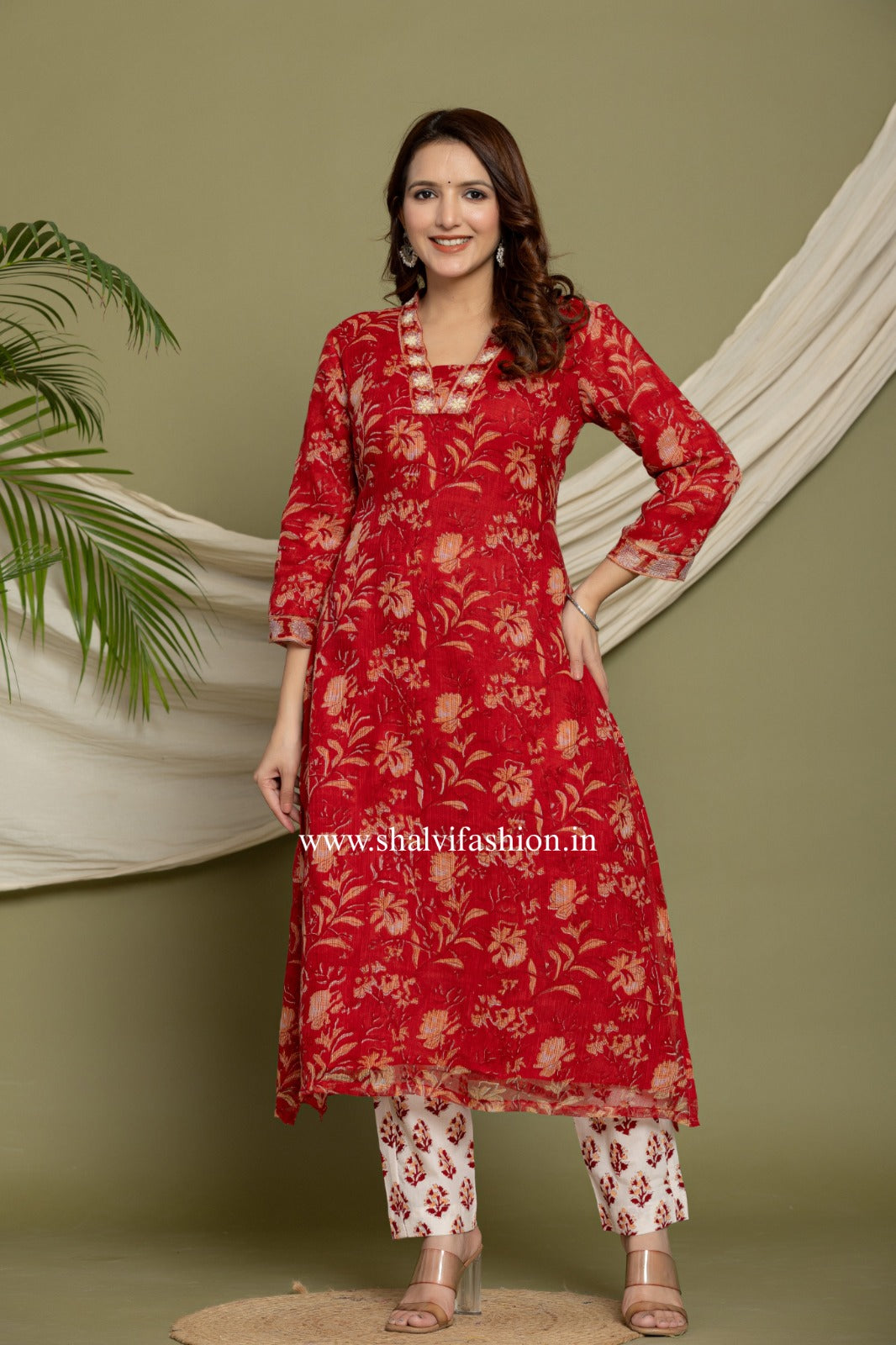 Shop traditional block printed kota doria suits (CSS273)