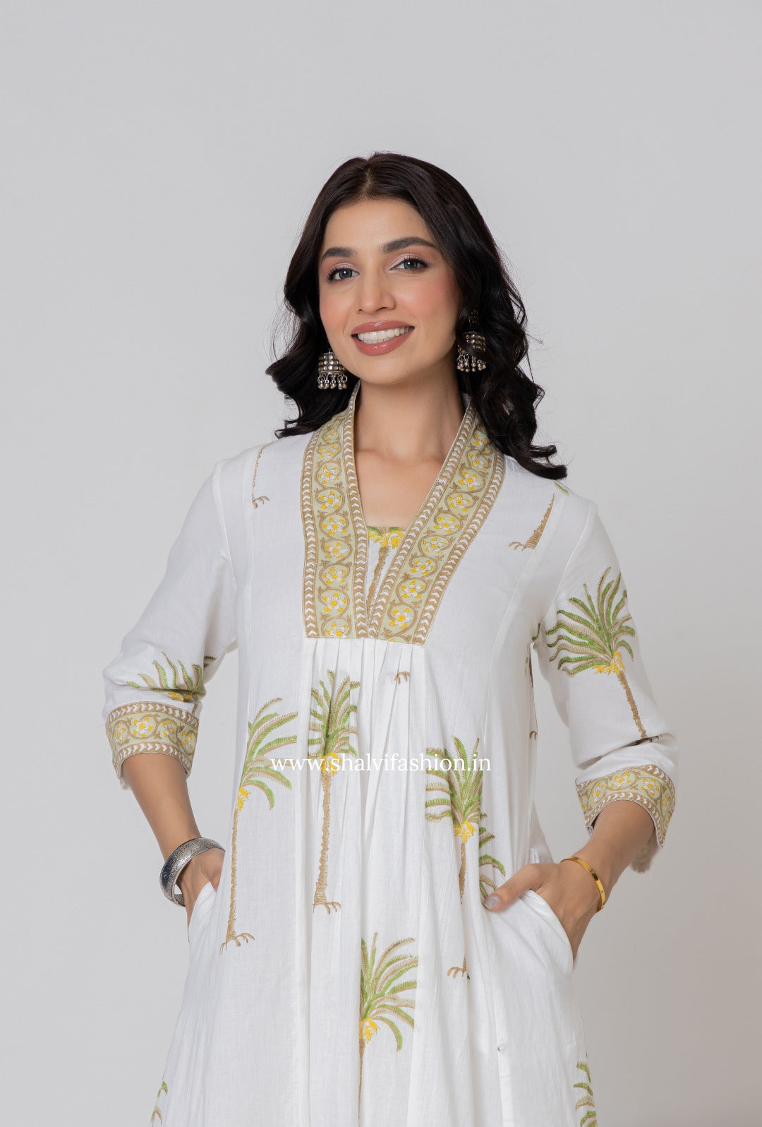 Shop hand block print cotton kurties (CSS311)