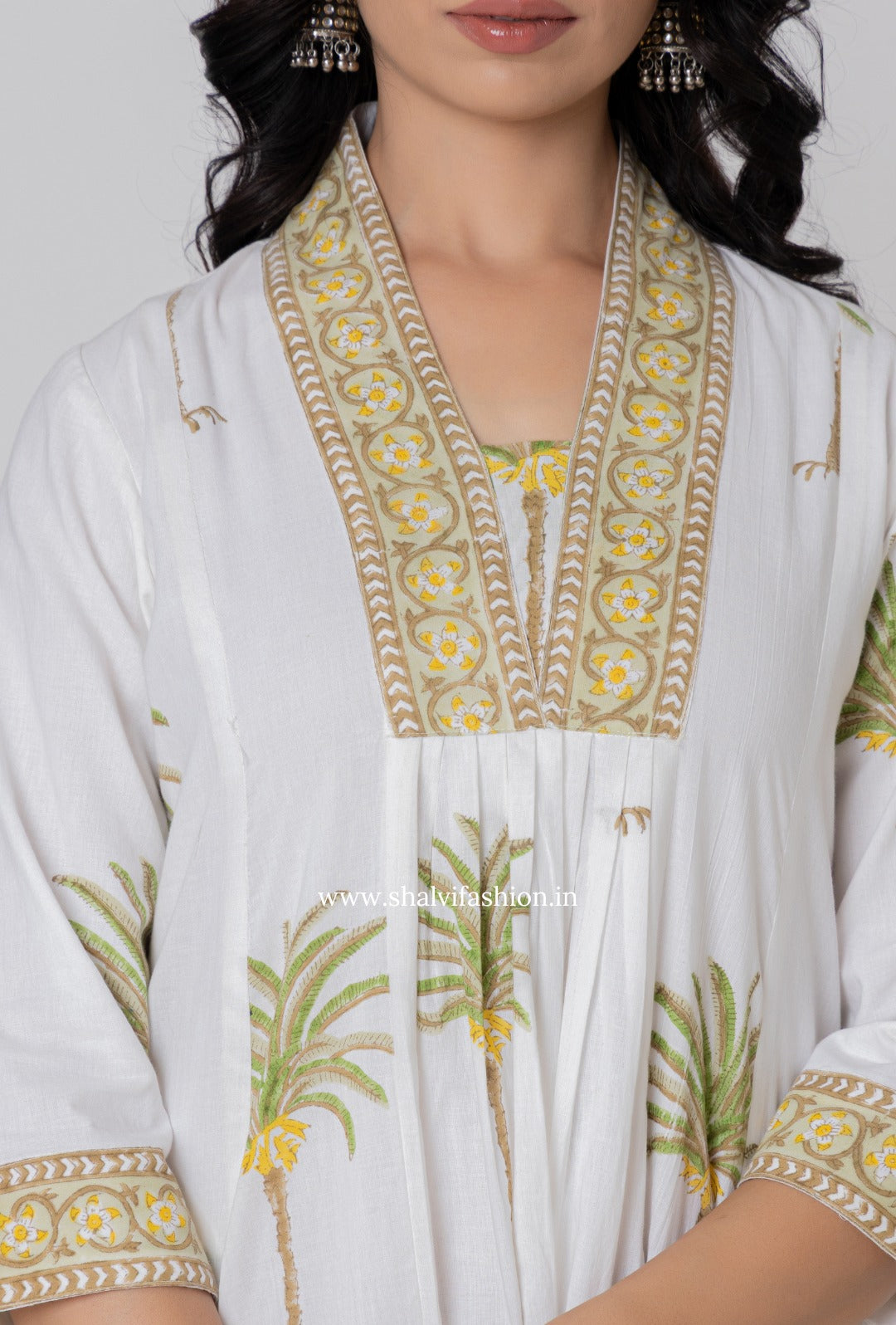 Shop hand block print cotton kurties (CSS311)