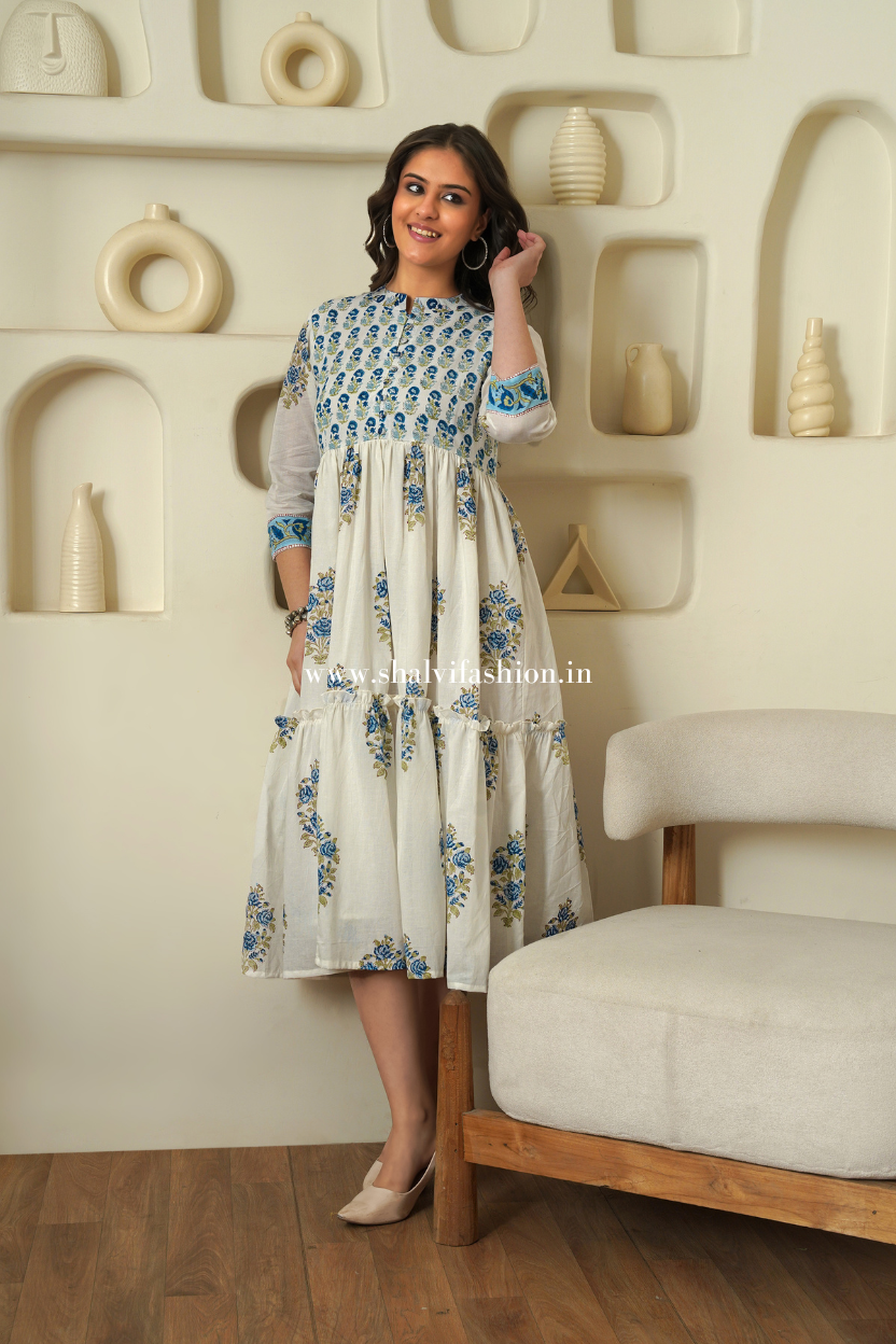 Shop taditional block print cotton kurties (CSS368)