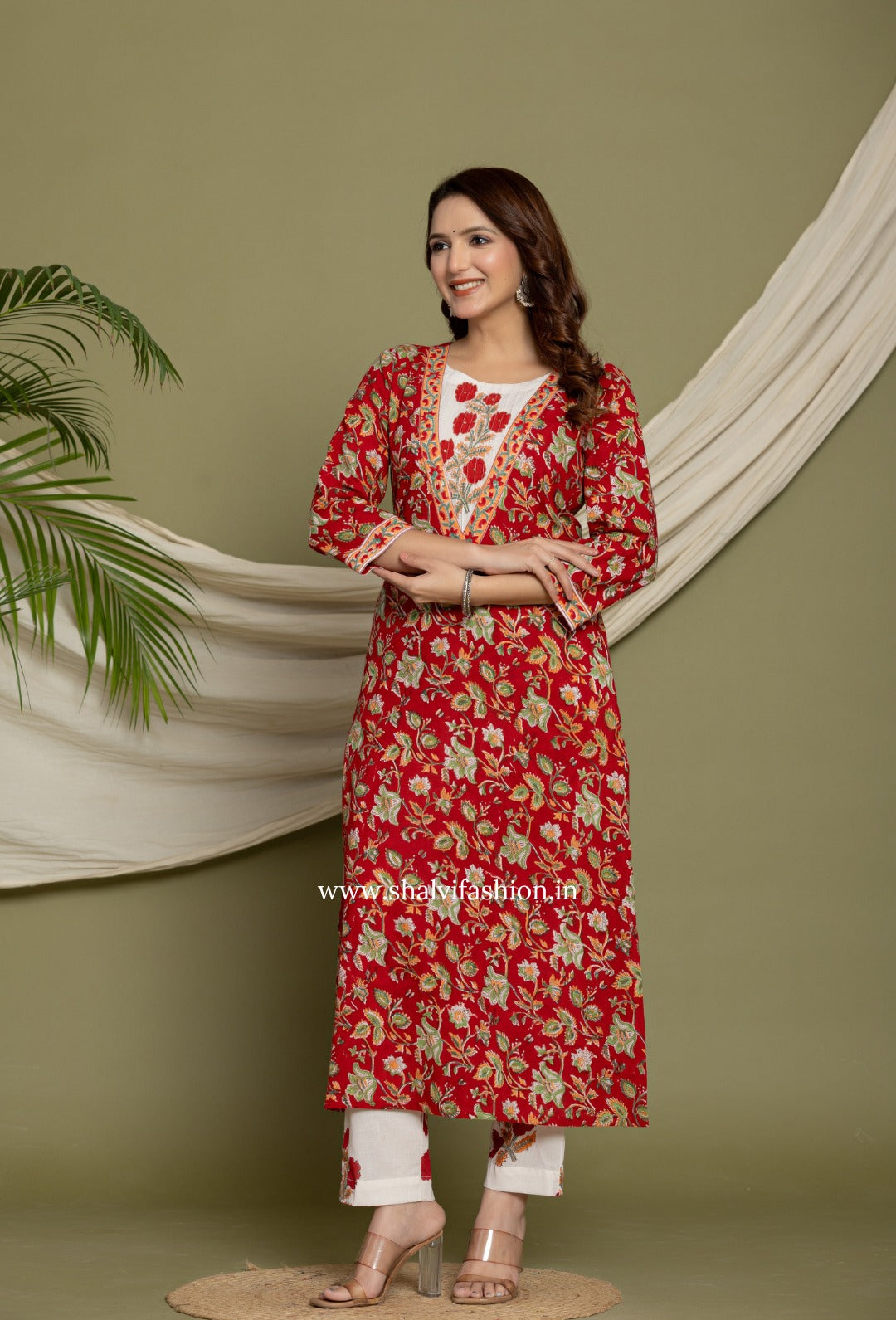 Shop jaipuri print cotton suits online (CSS372)