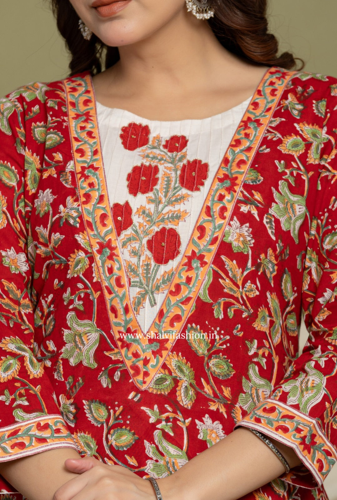 Shop jaipuri print cotton suits online (CSS372)