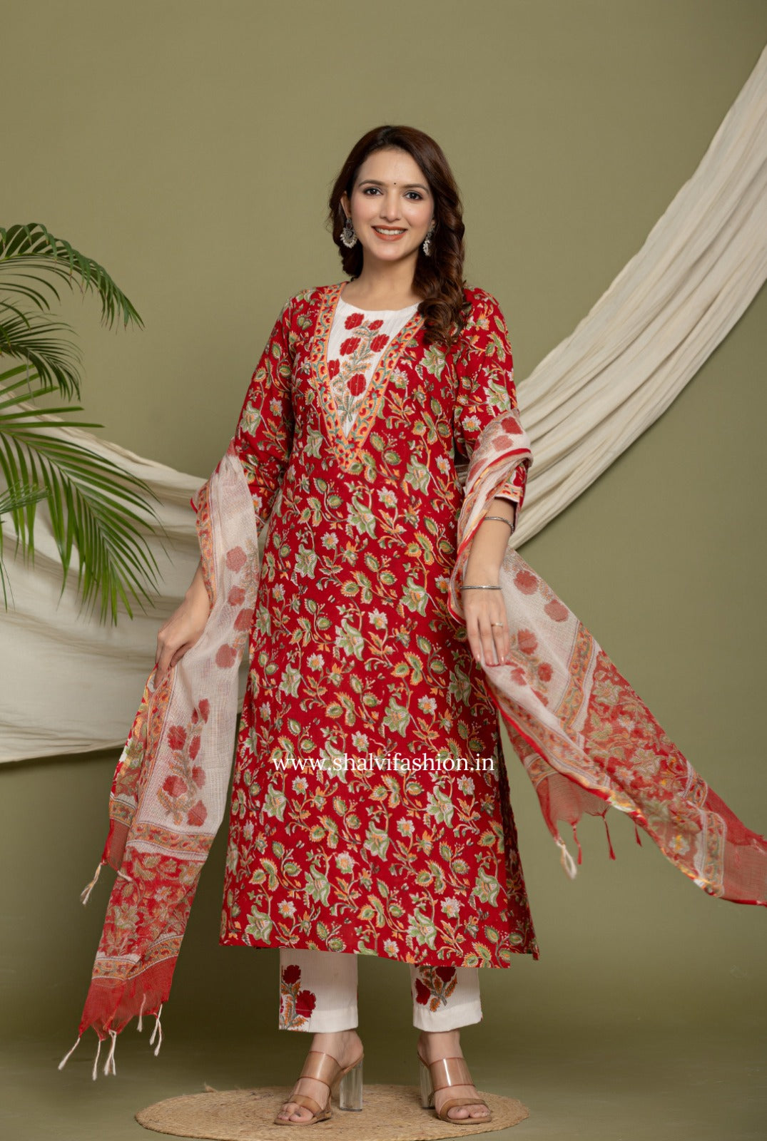 Shop jaipuri print cotton suits online (CSS372)