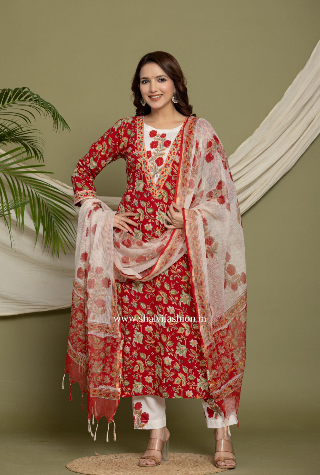 Shop jaipuri print cotton suits online (CSS372)