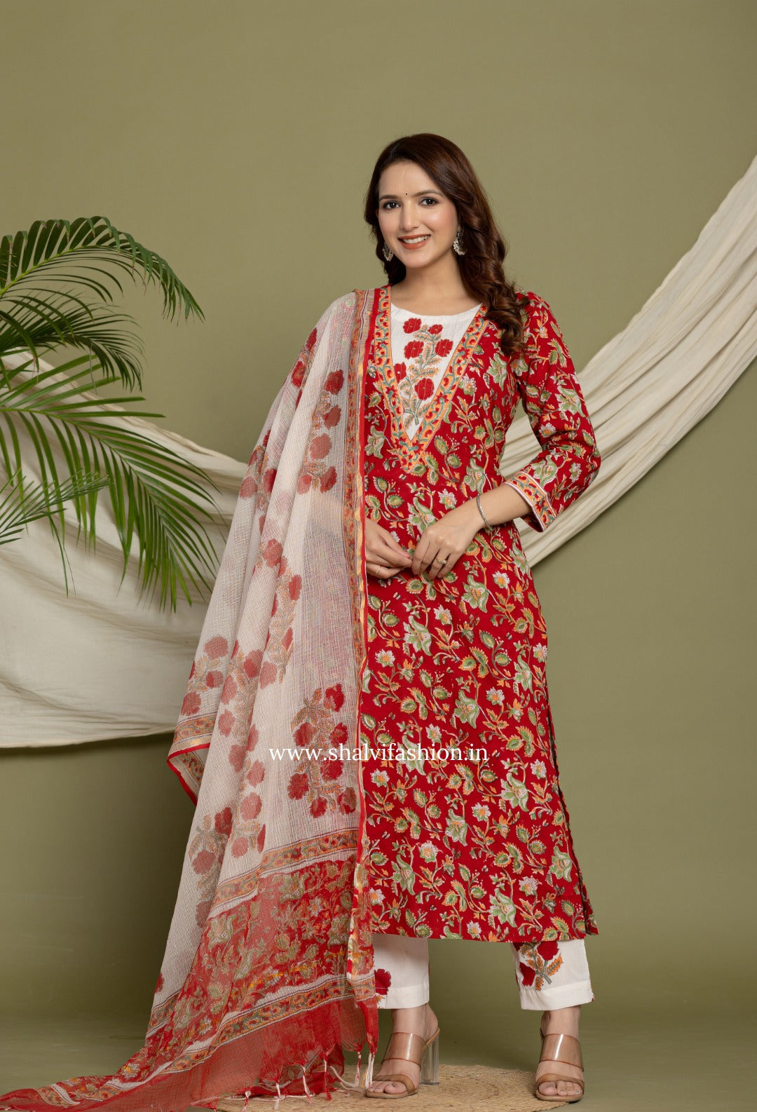 Shop jaipuri print cotton suits online (CSS372)