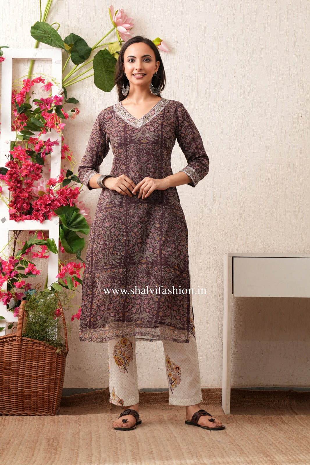 Shop sanganeri print kota doria suits (CSS380)