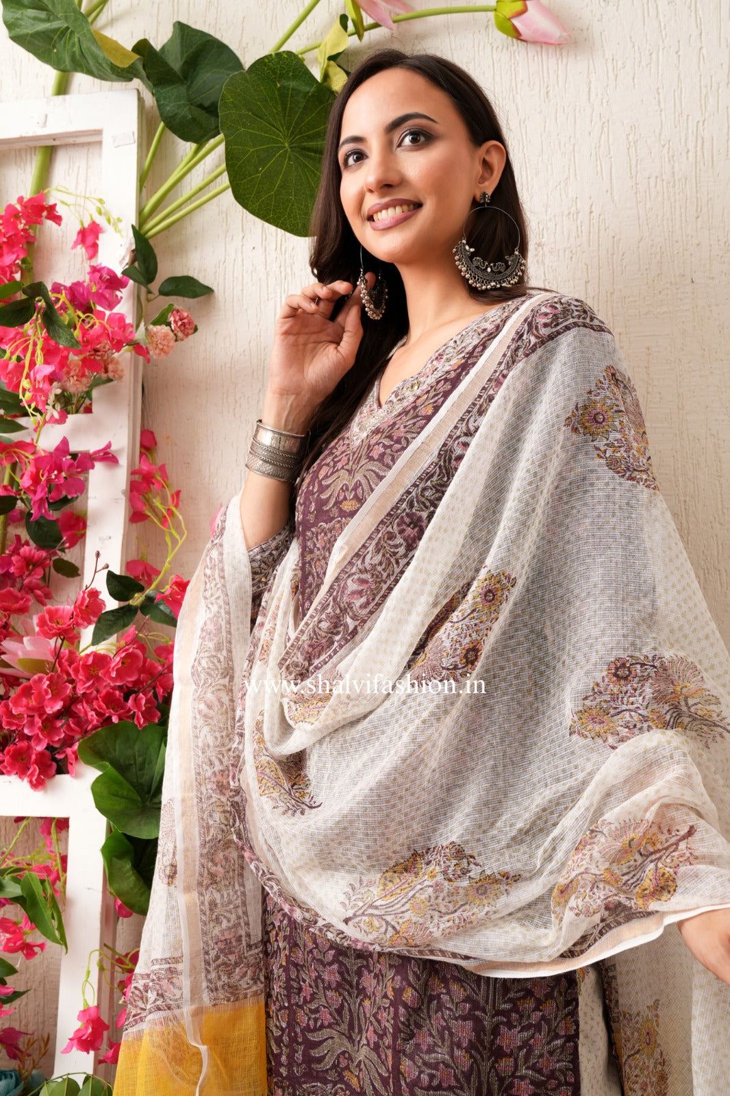 Shop sanganeri print kota doria suits (CSS380)