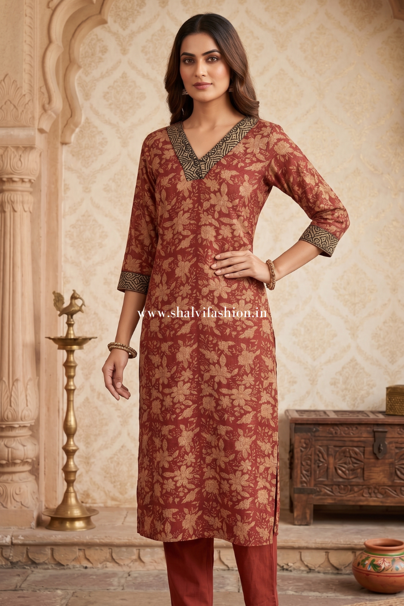 Shop block print kota doria suits online(CSS452)