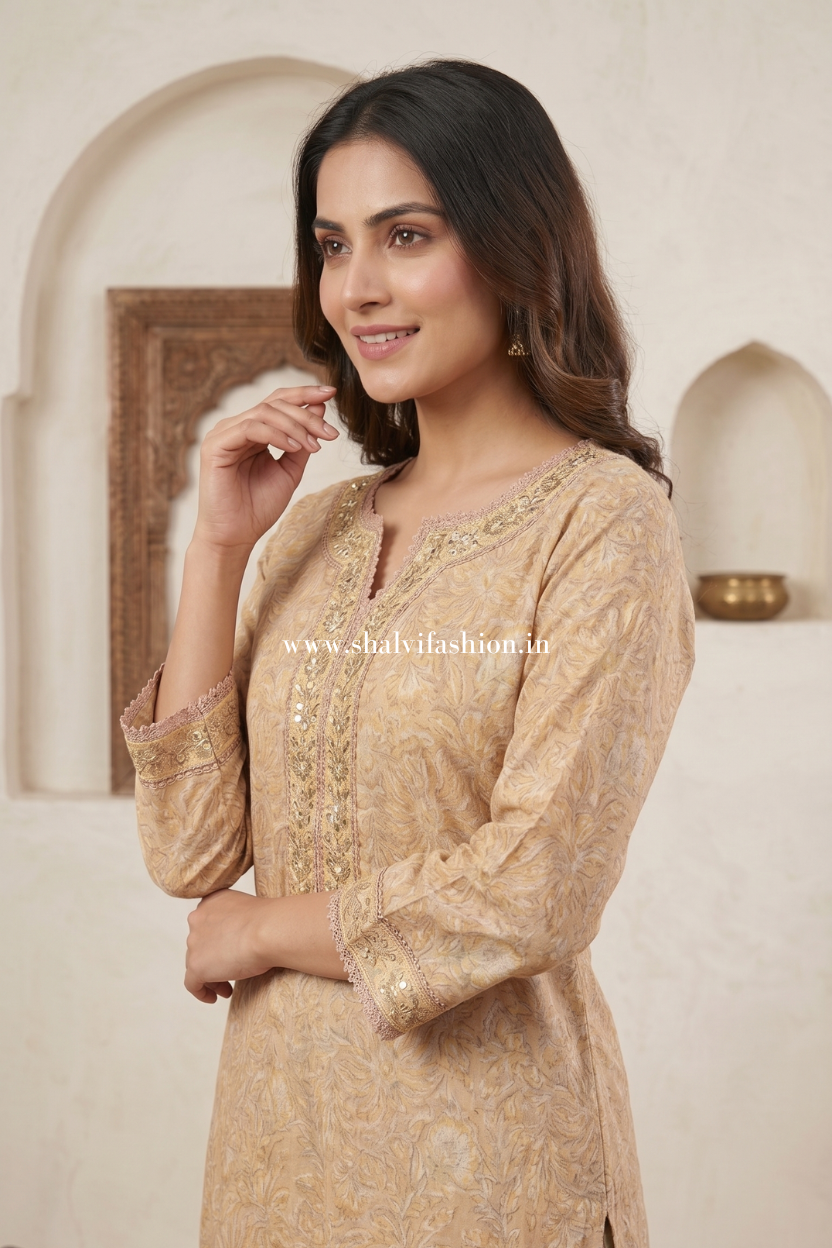Shop hand block print kota doria suits online (CSS530)