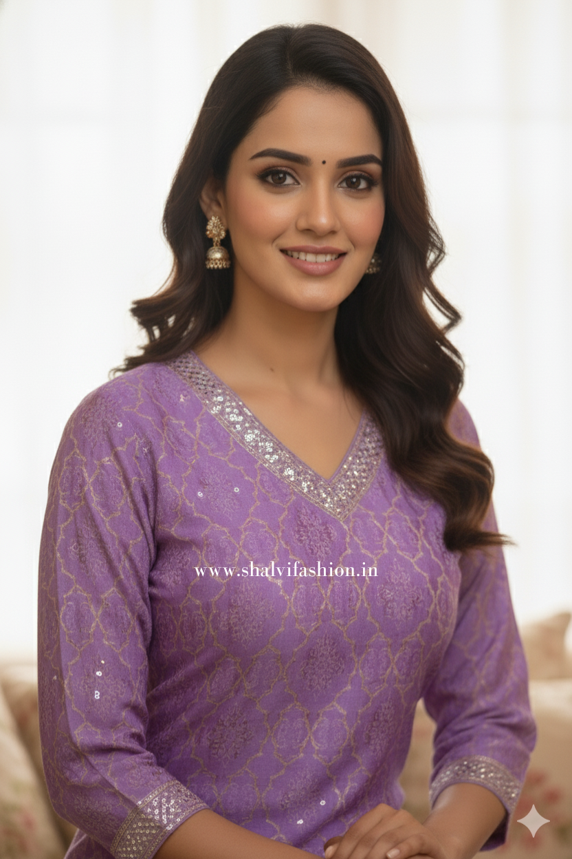 Shop chanderi silk suit sets online (CSS57)