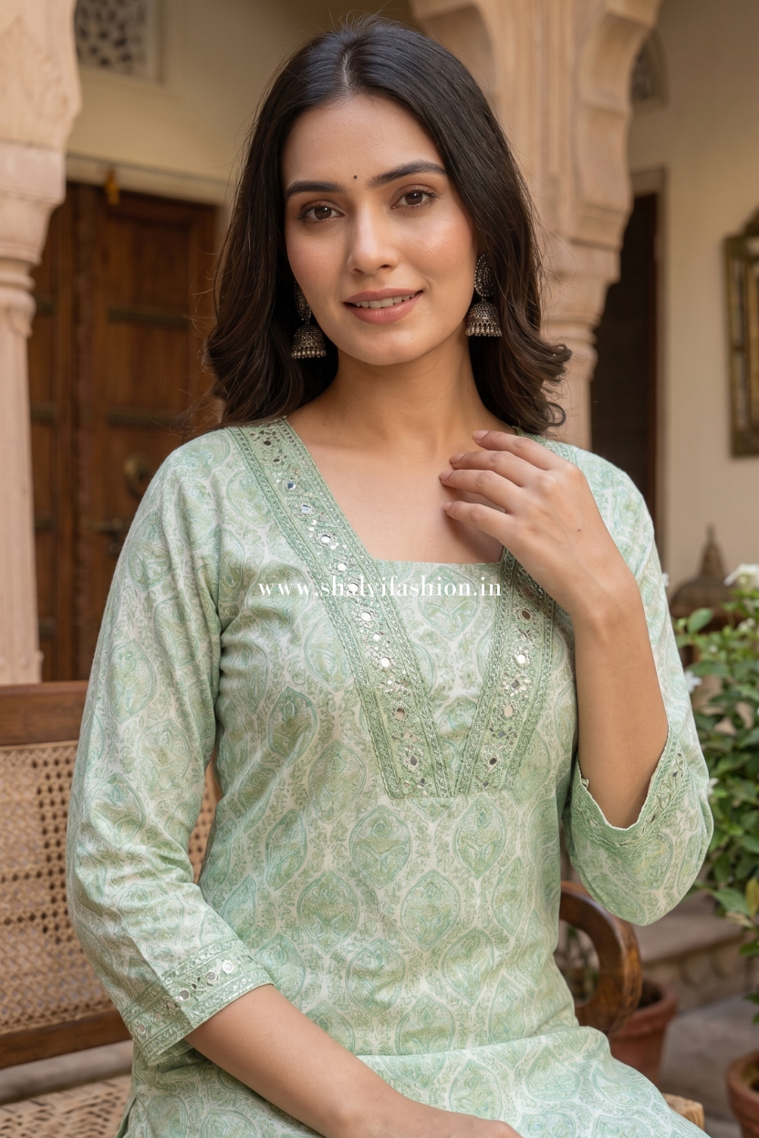 Shop hand block printed chanderi silk suits online shopping (CSS584)