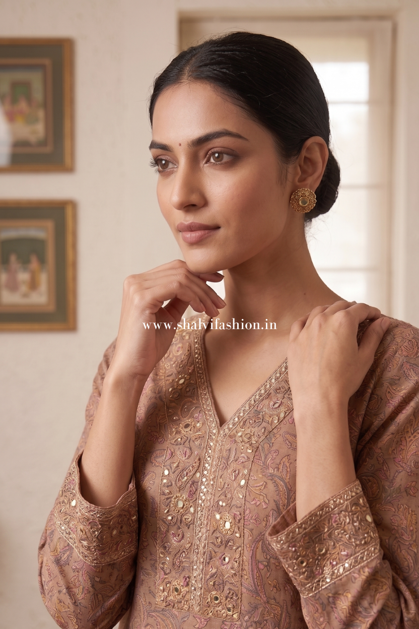 Shop hand block printed kota doria suits in jaipur (CSS639)