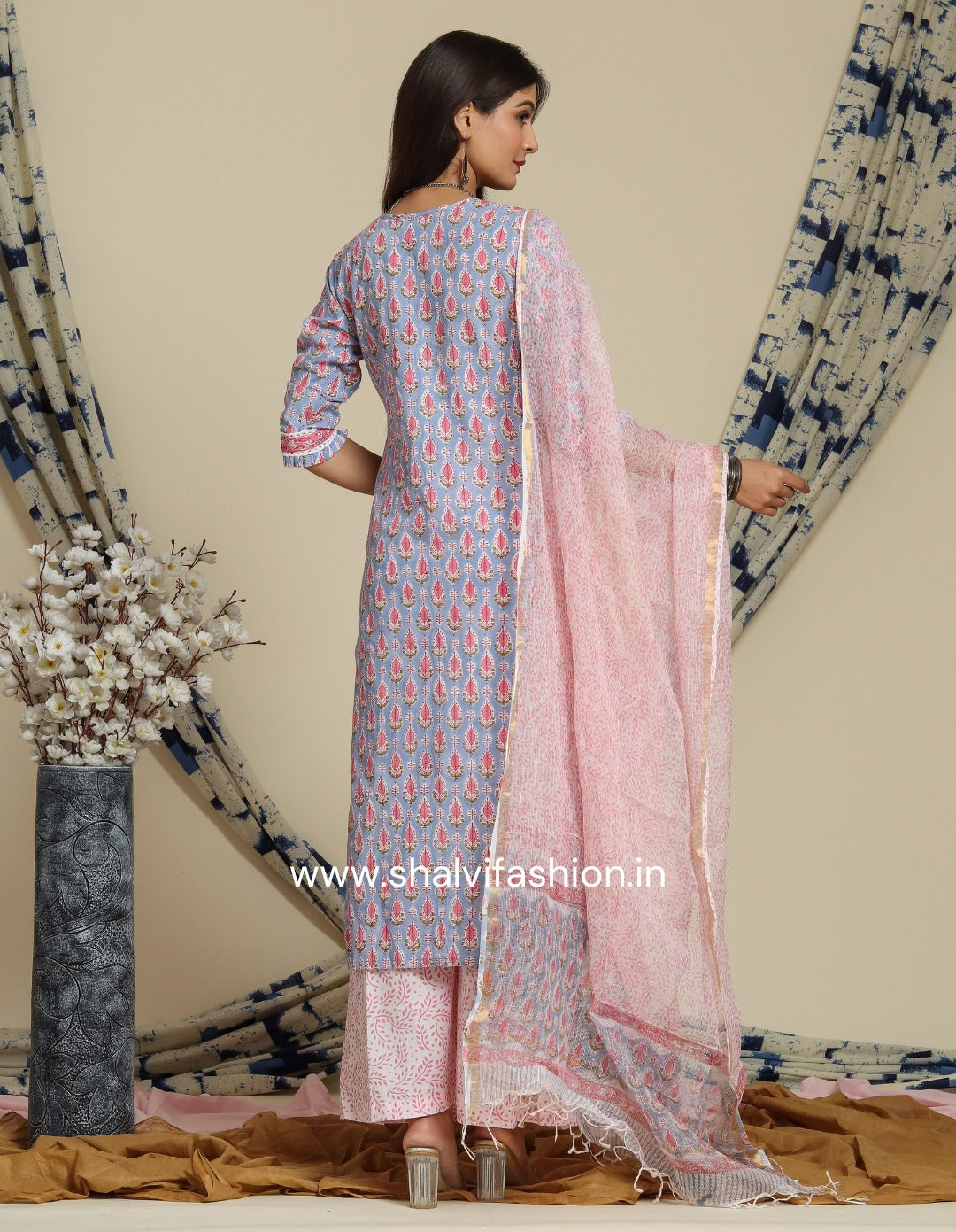 Shop kota dupatta cotton suit sets online shopping (CSS79KD)