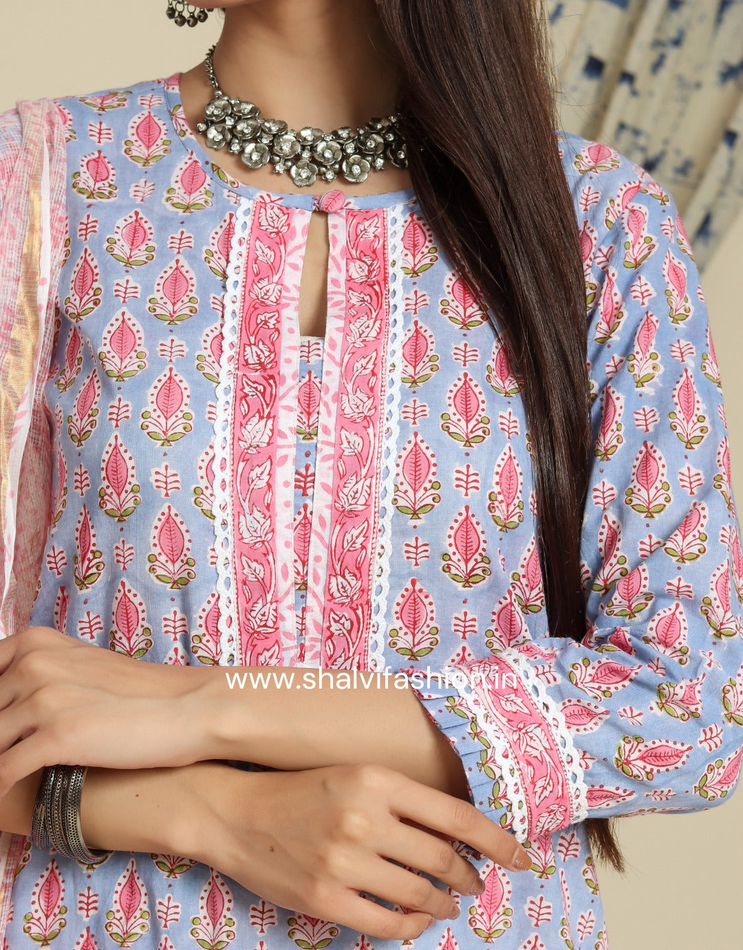 Shop kota dupatta cotton suit sets online shopping (CSS79KD)