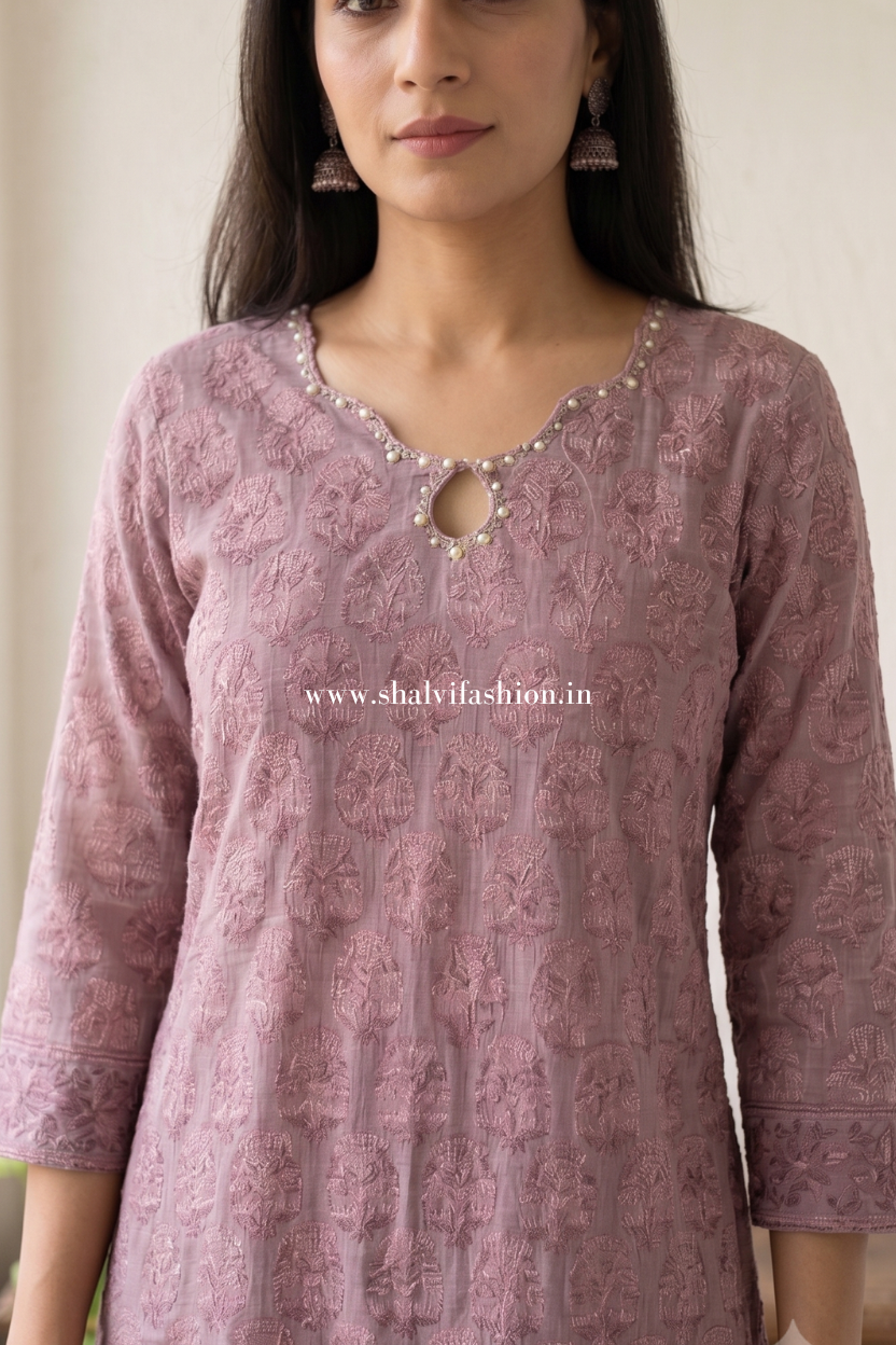 Shop hand block print kota doria suits (FKDS14)