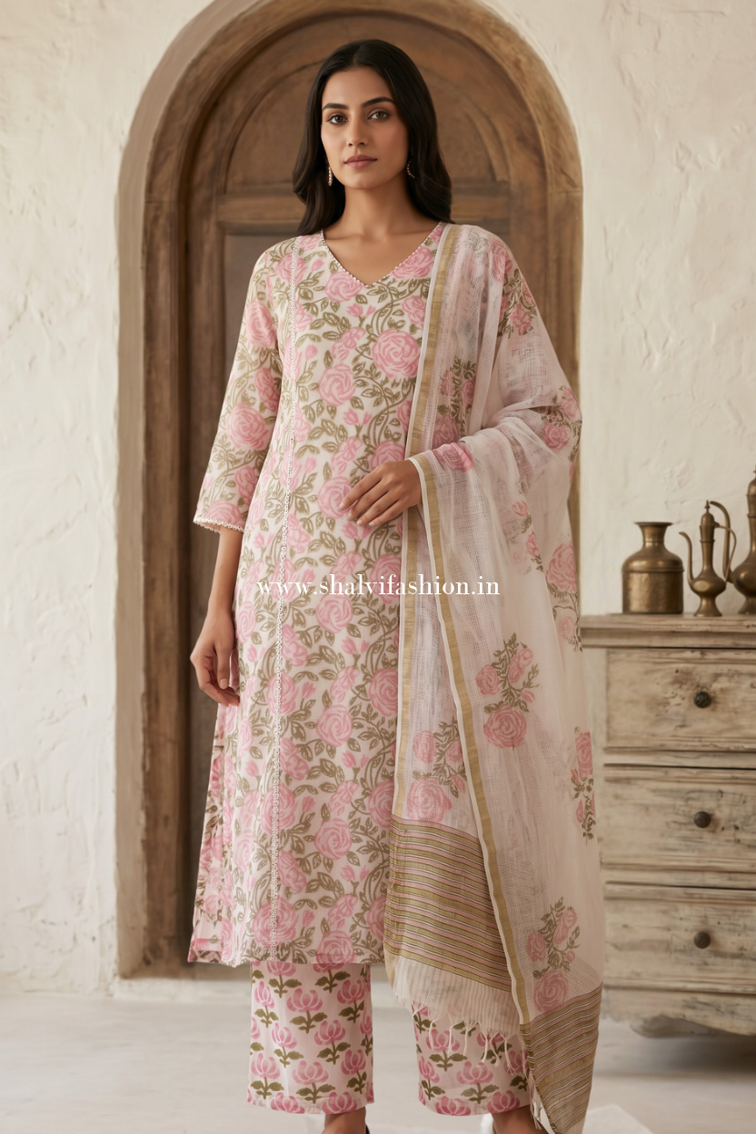 Shop sanganeri print kota doria suits (FKDS22)