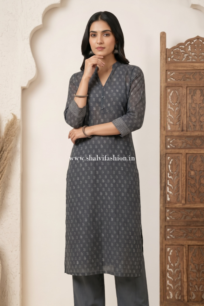 Shop hand block print kota doria suits online (FKDS43)