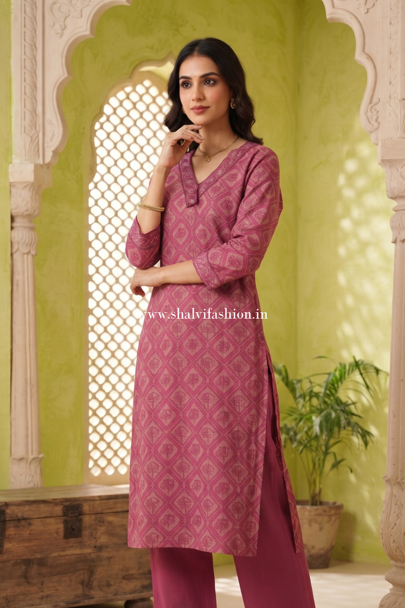 Shop hand block printed kota doria suits online (FKDS50)