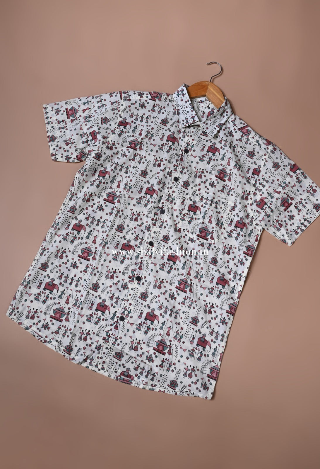 Shop sanganeri print cotton shirts for men (MCH13)