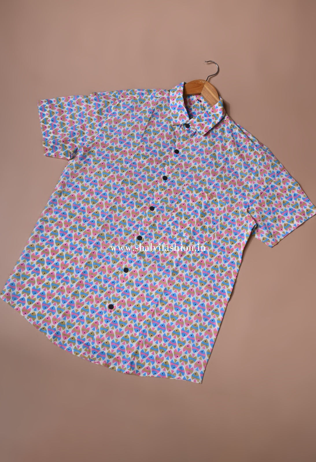 Shop printed cotton men shirts for summer (MCH20)