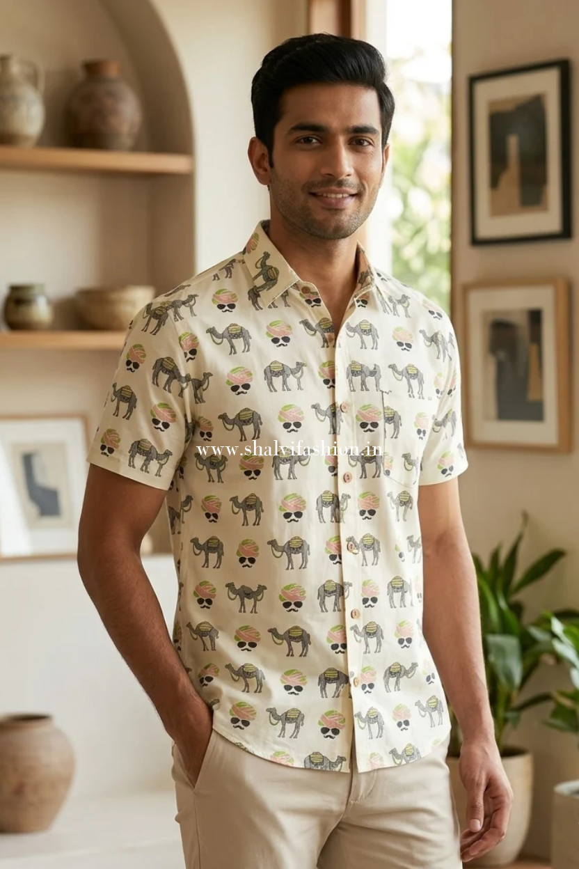 Shop jaipuri printed cotton shirts online (MCH30)