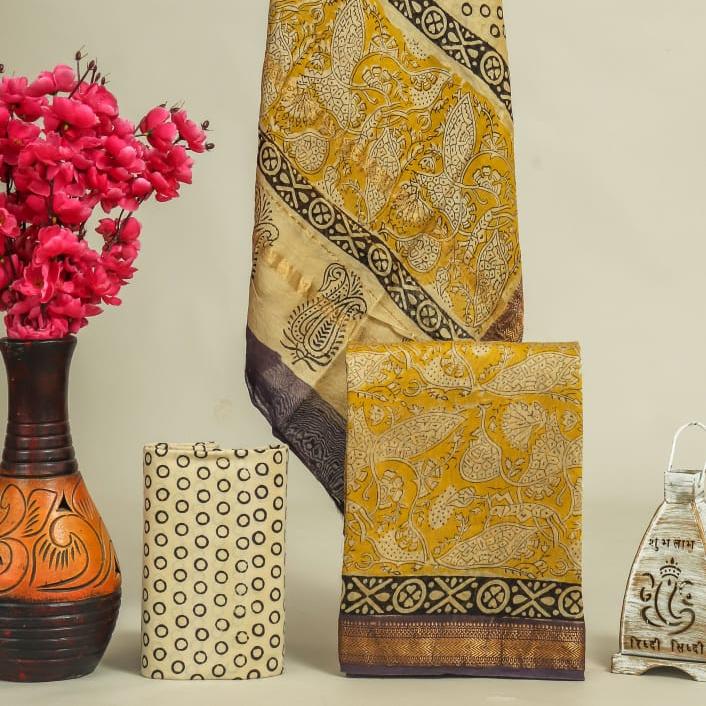 Shop unstitched bagru printed maheshwari suits (MSL04)