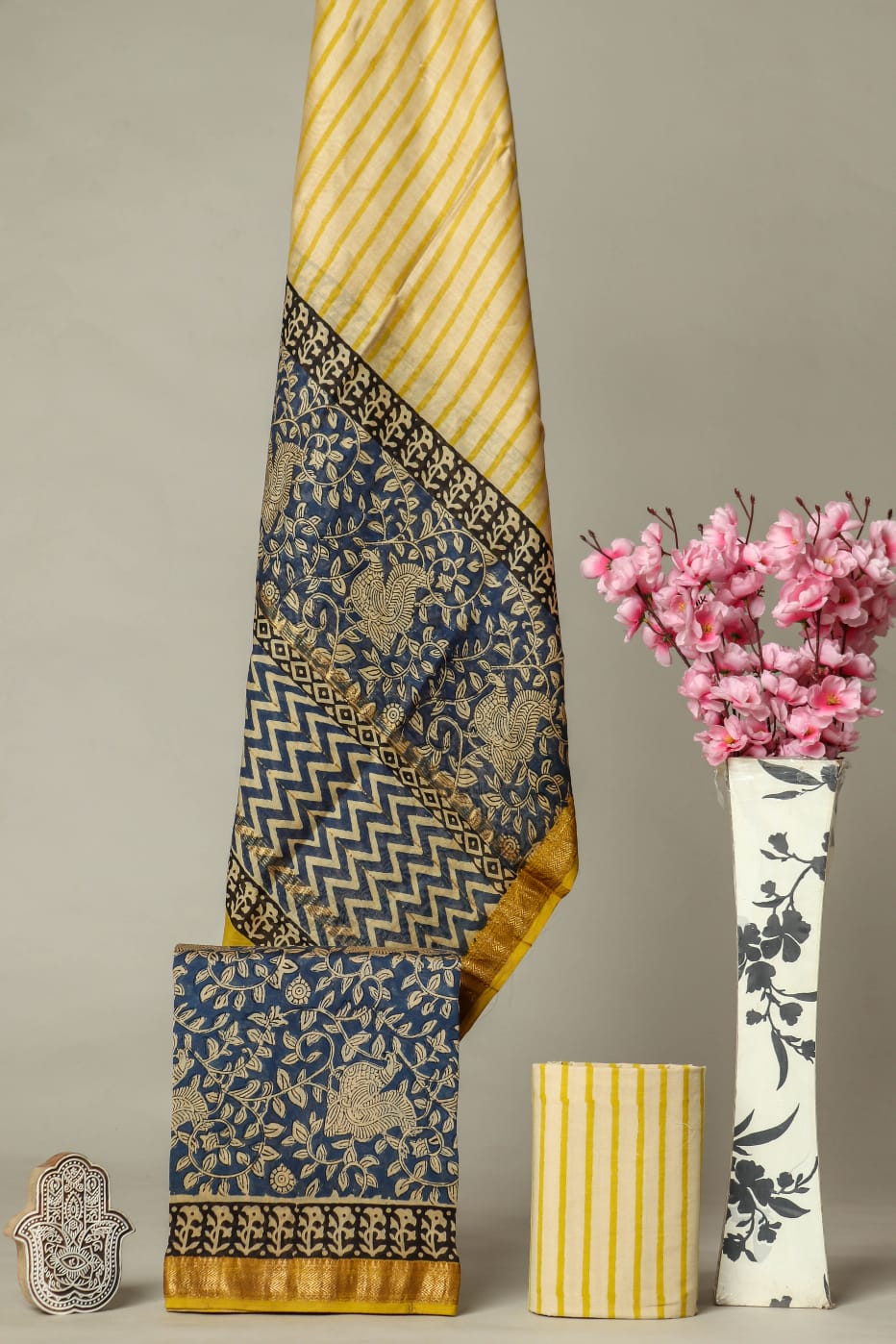 Shop bagru printed maheshwari silk suits online (MSL18)