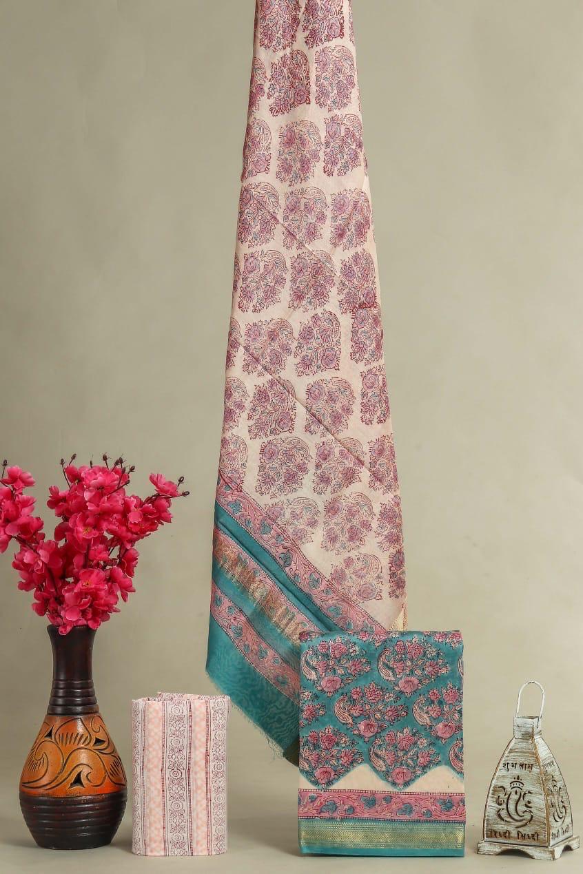 Shop jaipuri printed maheshwari silk suits online (MSL194)