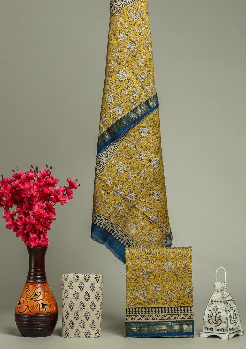 Shop bagru print maheshwari silk suits online (MSL357)