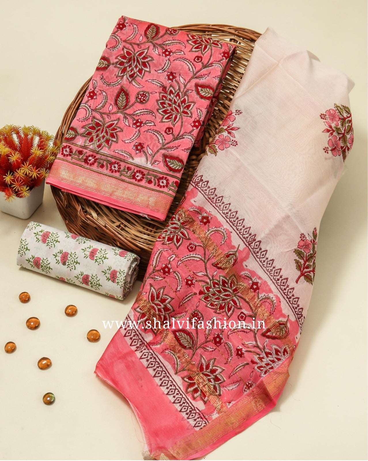 Shop jaipuri print maheshwari silk suits online (MSL422)