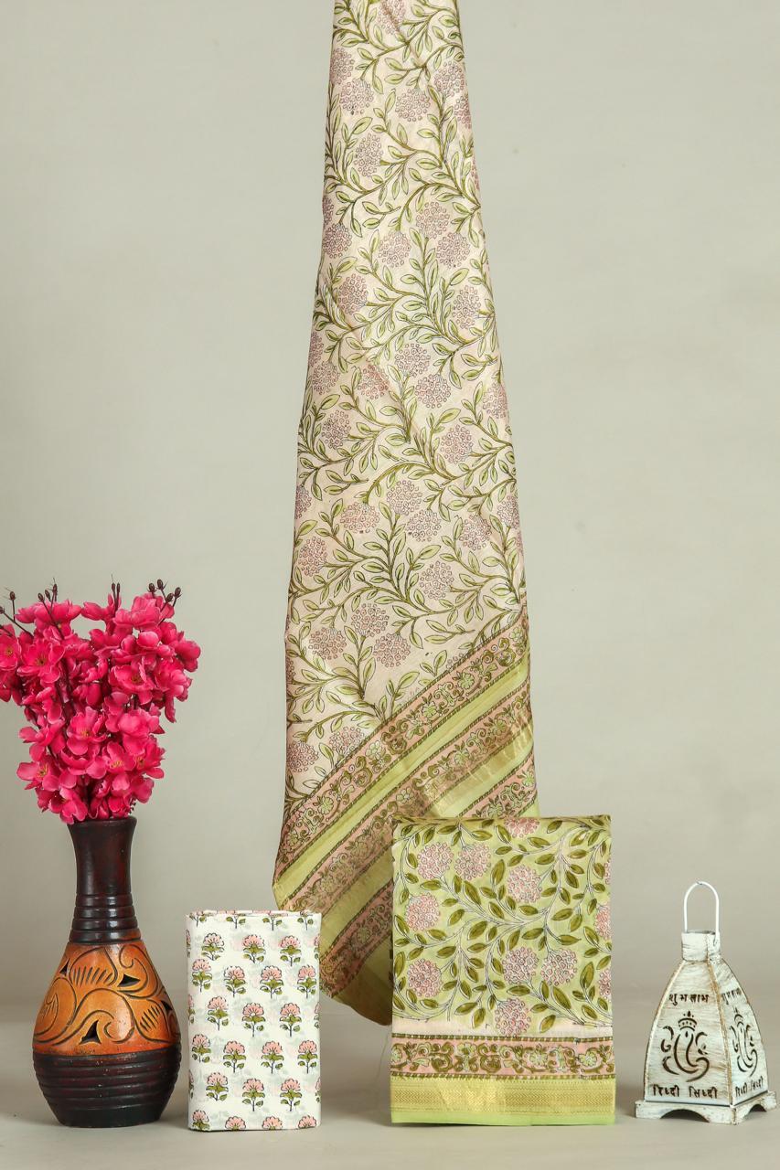 Shop jaipuri printed maheshwari silk suits in jaipur (MSL645)