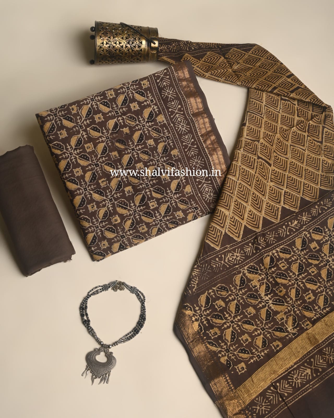 Shop jaipuri print maheshwari silk suits online (MSL680)