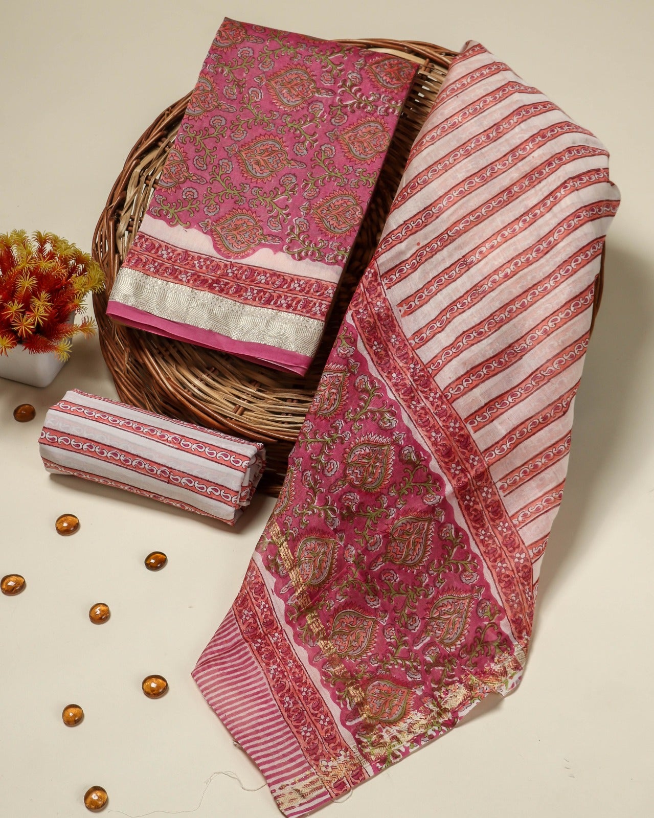 Shop jaipuri print maheshwari silk suits online (MSL69)