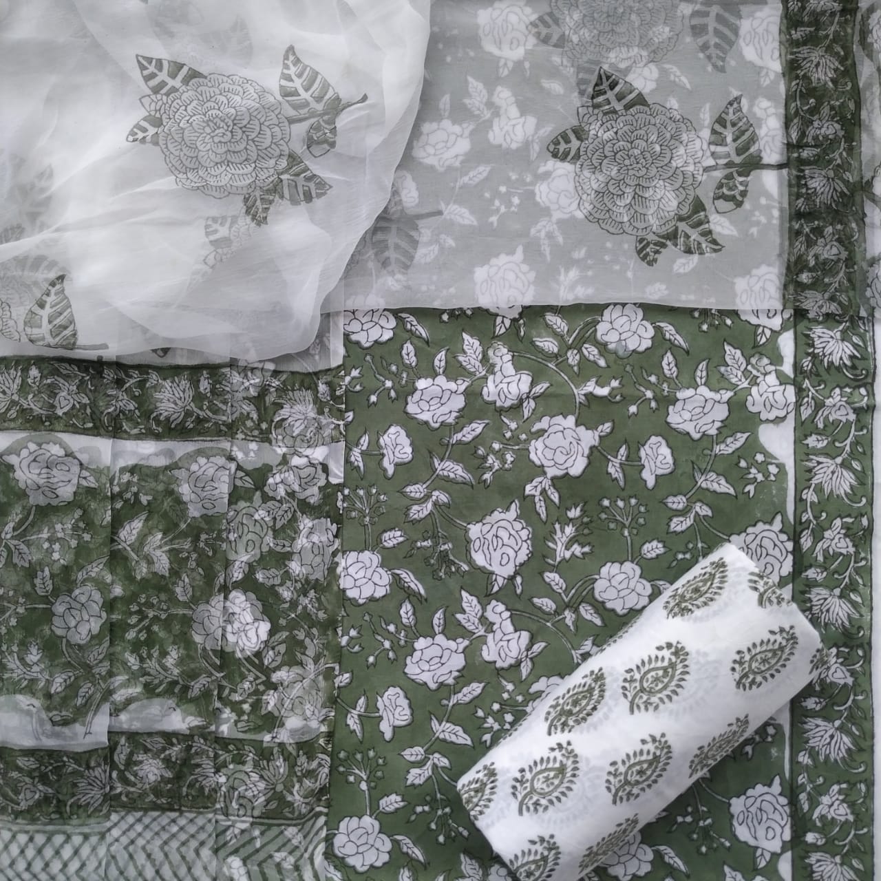 Shop unstitched cotton suit sets online (PCHF332)